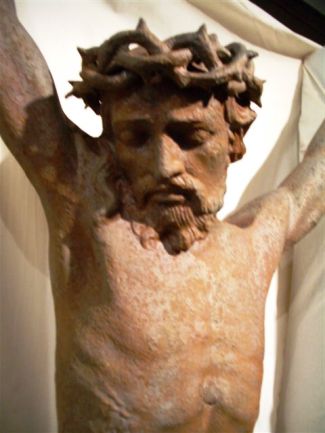 Figuren - Jesusfigur aus Gusseisen
