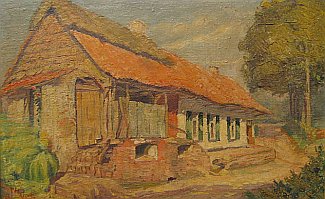 Bild Gemälde - M. van den Berghs-Peys - Ländliches Haus