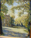 Bild Gemälde - Jos v. Brakel - Schloss im Park - evtl. Orangerie in Kassel