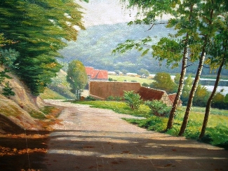 Bild Gemälde - Martin Burghartdt - Kragenhof Ihringshausen