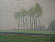 Bild Gemälde - Heinrich Froitzheim - Landschaft mit hohen Bäumen