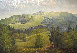 Bild Gemälde - J. oder I. Gensler - Gebirgslandschaft