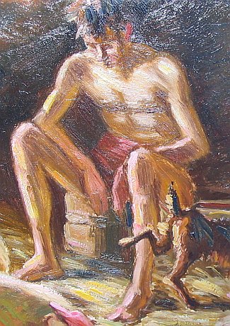 Bild Gemälde - Willy Huppert - Der verlorene Sohn