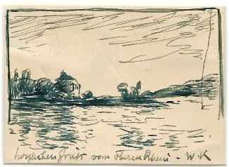 Bild Gemälde - Wilhelm Konrad Glück - Grußkarte