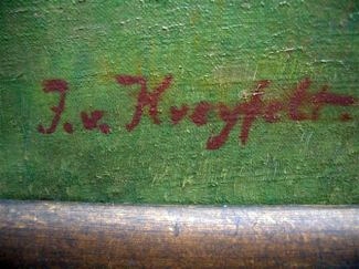Signatur Julius Kreyfeld