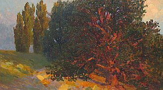 Bild Gemälde - Meltzer Günther -  Bäume im Herbst