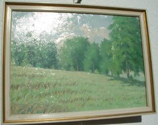 Bild Gemälde - Heinrich Ohlwein - Sommertag bei Kassel