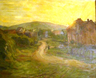 Bild Gemälde - Heinrich Pforr - Germerode am Meißner
