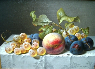 Bild Gemälde - Emilie Preyer - Stilleben mit Fliege