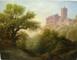 Bild Gemälde - unbekannter Künstler - Wartburg in eisenach um 1800