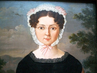 Bild Gemälde - unbekannter Künslter - Biedermeier Frau