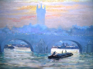 Bild Gemälde - Martin van Waning - Westminster Bridge