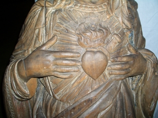 Kunsthandwerl - Maria - heilige Herz Maria