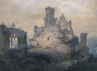 Bild Gemälde - Heinecken- Burg