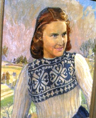 Bild Gemälde - Siegmund Rudolf - Heinrich Ohlweins Tochter Grete